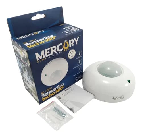 Sensor de Movimiento Mercury ST‑07 (YCA1002B) – Sensor Liso 360° para Techo 110‑130 V ESE10 — imagen 1