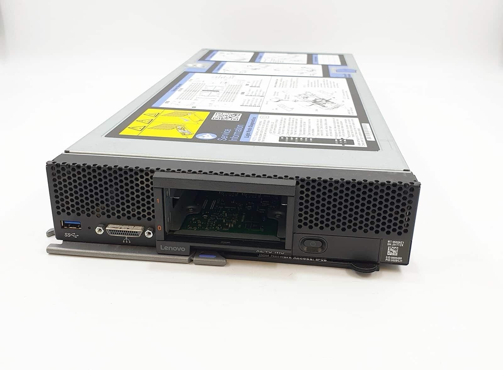 Servidor Blade Lenovo Flex System x240 M5 / 9532-AC1 (DDR4, IMM2, Seminuevo) – Chasis Flex System — imagen 1