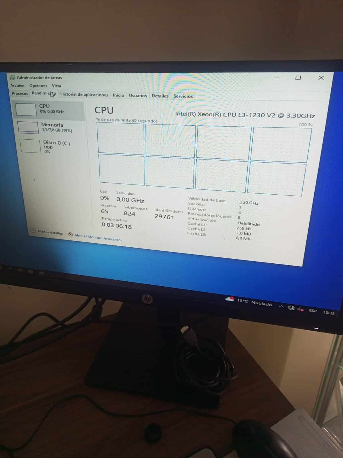 Servidor HP ProLiant DL320e Gen8 Xeon E3‑1230 v2 3.3 GHz 8 GB RAM 500 GB HDD — imagen 4