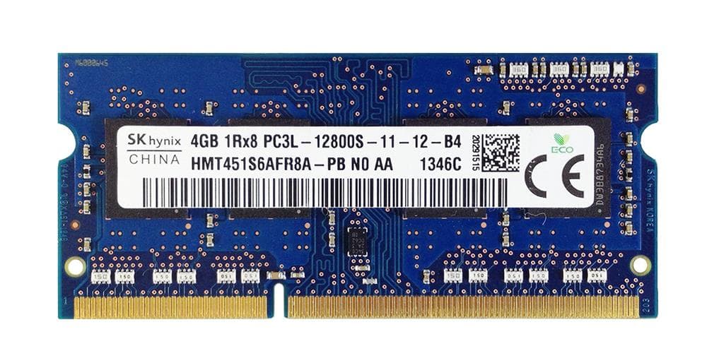 SK Hynix 4GB DDR3L 1600MHz PC3L-12800S 1Rx8 | HMT451S6AFR8A-PB memoria ram — imagen 1