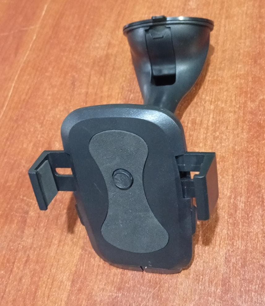 Soporte de Celular para Parabrisas Universal con Ventosa y Brazo Fijo – Negro — imagen 3