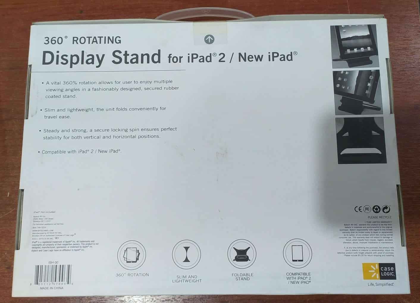 Stand rotatorio Case Logic 360° para iPad 2 / New iPad (nuevo) — imagen 2