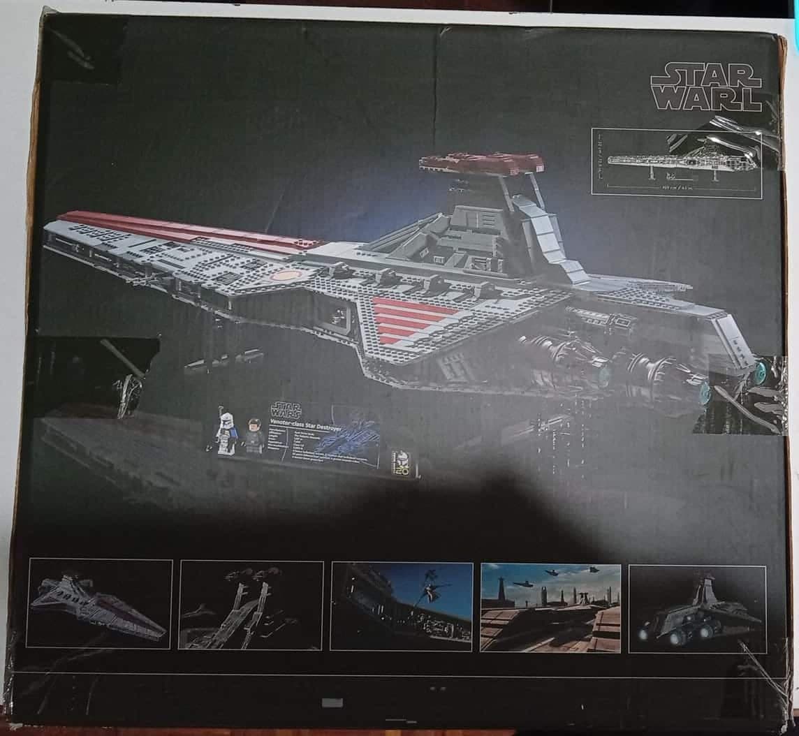 Star Wars Venator-Class Republic Attack Cruiser armable tipo Lego 76352 UCS 5374 Piezas 109cm — imagen 4