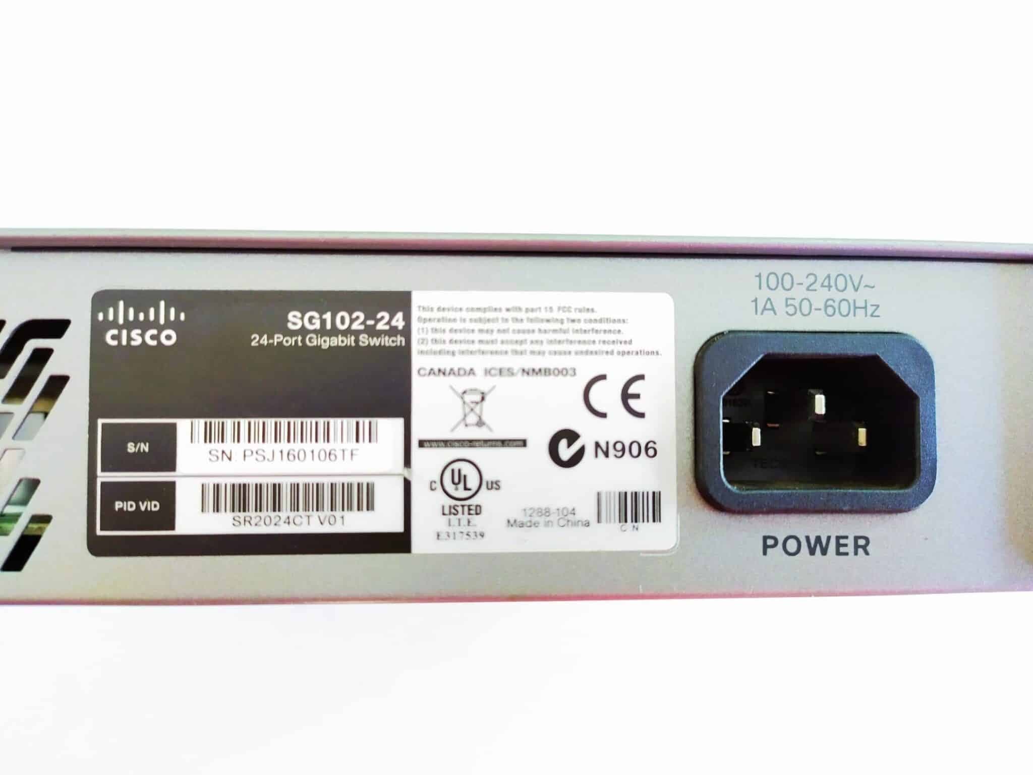 SWITCH SEMINUEVO СISCO SMALL BUSINESS SG 102-24 NO ADMINISTRABLE — imagen 7