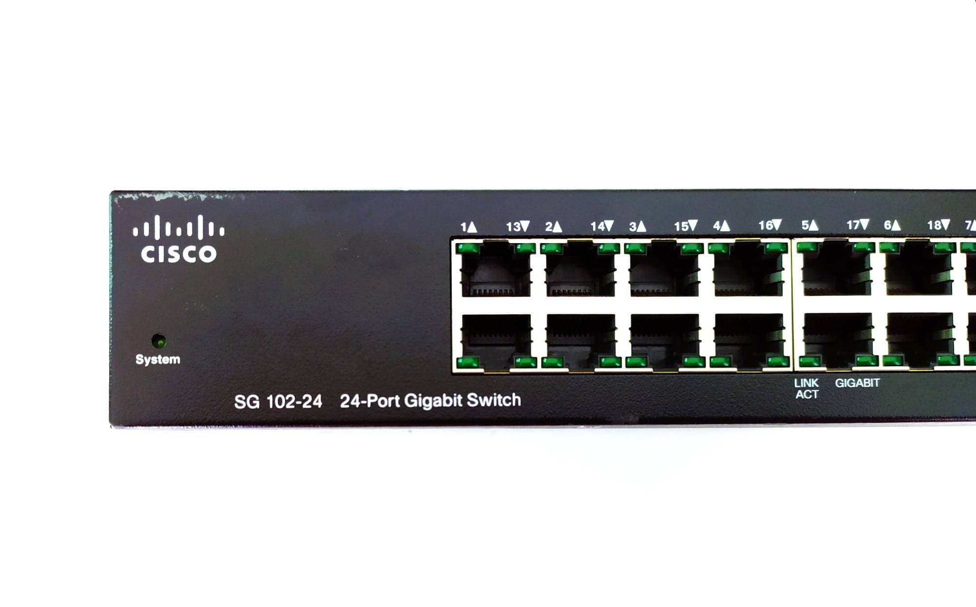 SWITCH SEMINUEVO СISCO SMALL BUSINESS SG 102-24 NO ADMINISTRABLE — imagen 4