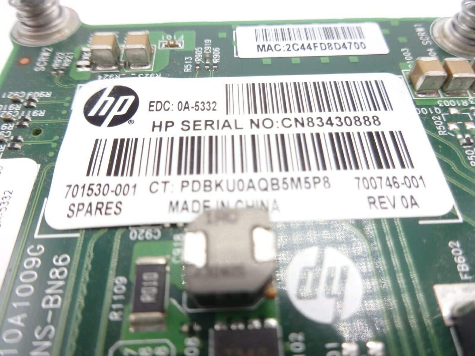 Tarjeta adaptadora intermedia HP 701530-001 Flex Fabric 10 GB 2 puertos 534M — imagen 2