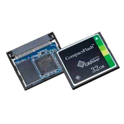 Tarjeta Compact Flash TDK GBDriver 1GB Industrial CFG8B01GVAZWS-ZAVEB para CNC y Equipos de Control — imagen 2