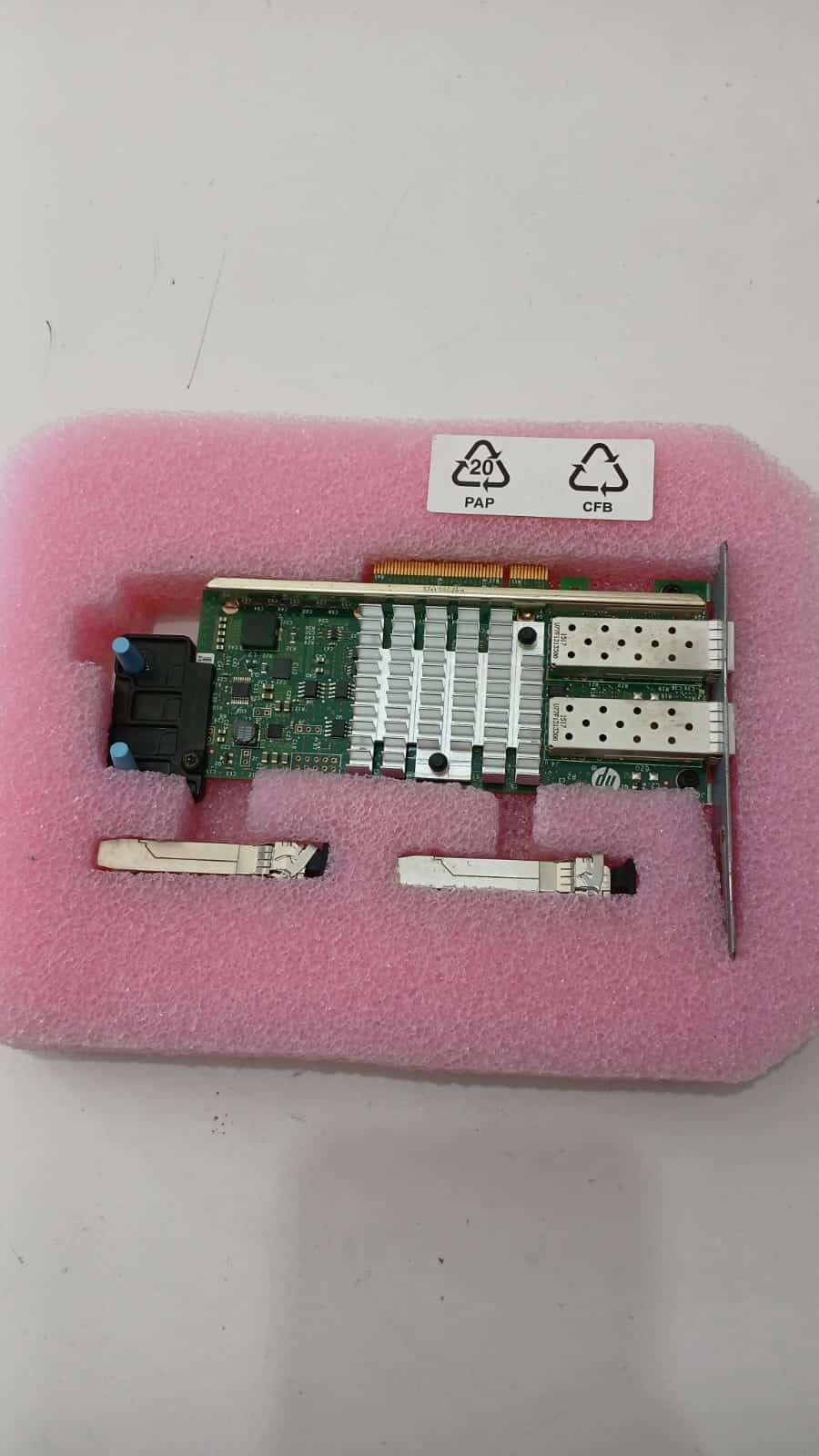 TARJETA DE RED HP 560SFP+ 10GB 2-PORT + 2 TRANSCEPTORES SFP+ SR HP 786039-001 — imagen 1