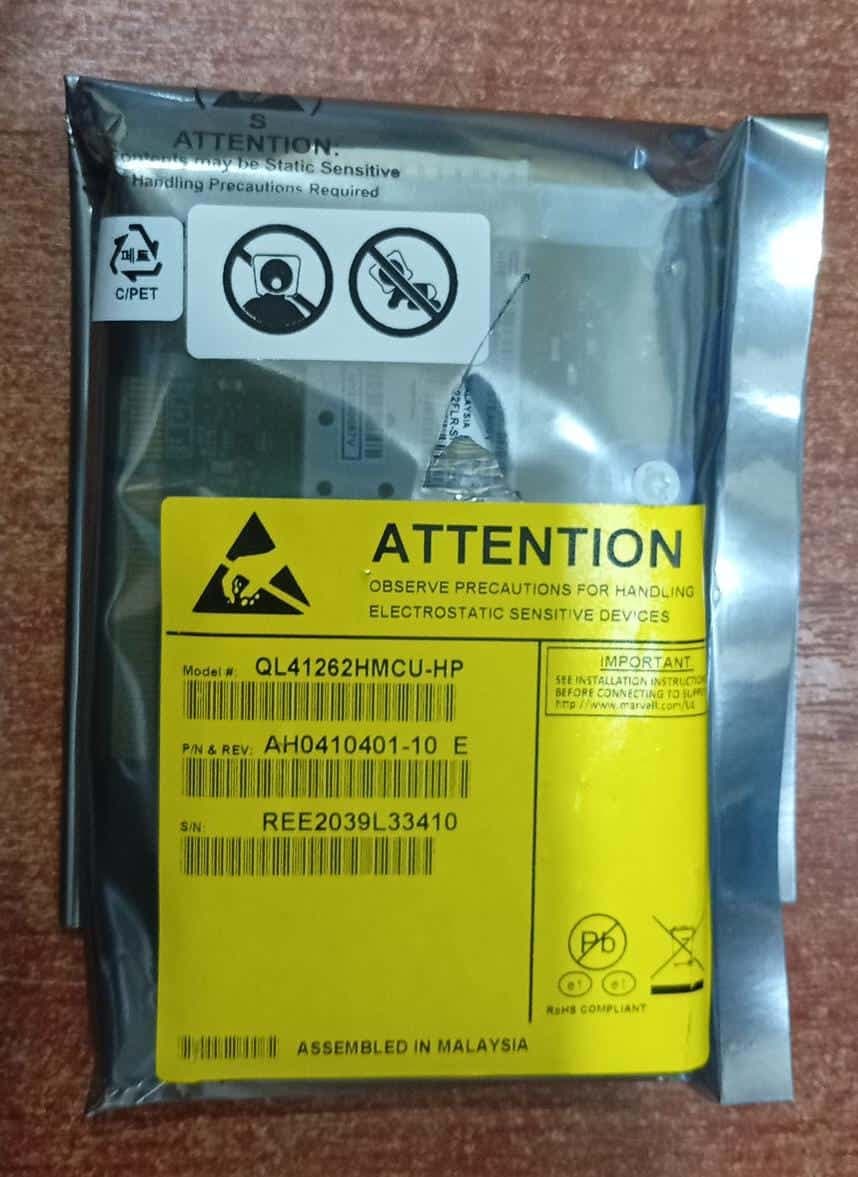 Tarjeta de Red HP Enterprise 622FLR-SFP28 10/25Gb 2 Puertos CNA FlexibleLOM (PN 867332-001) — imagen 5