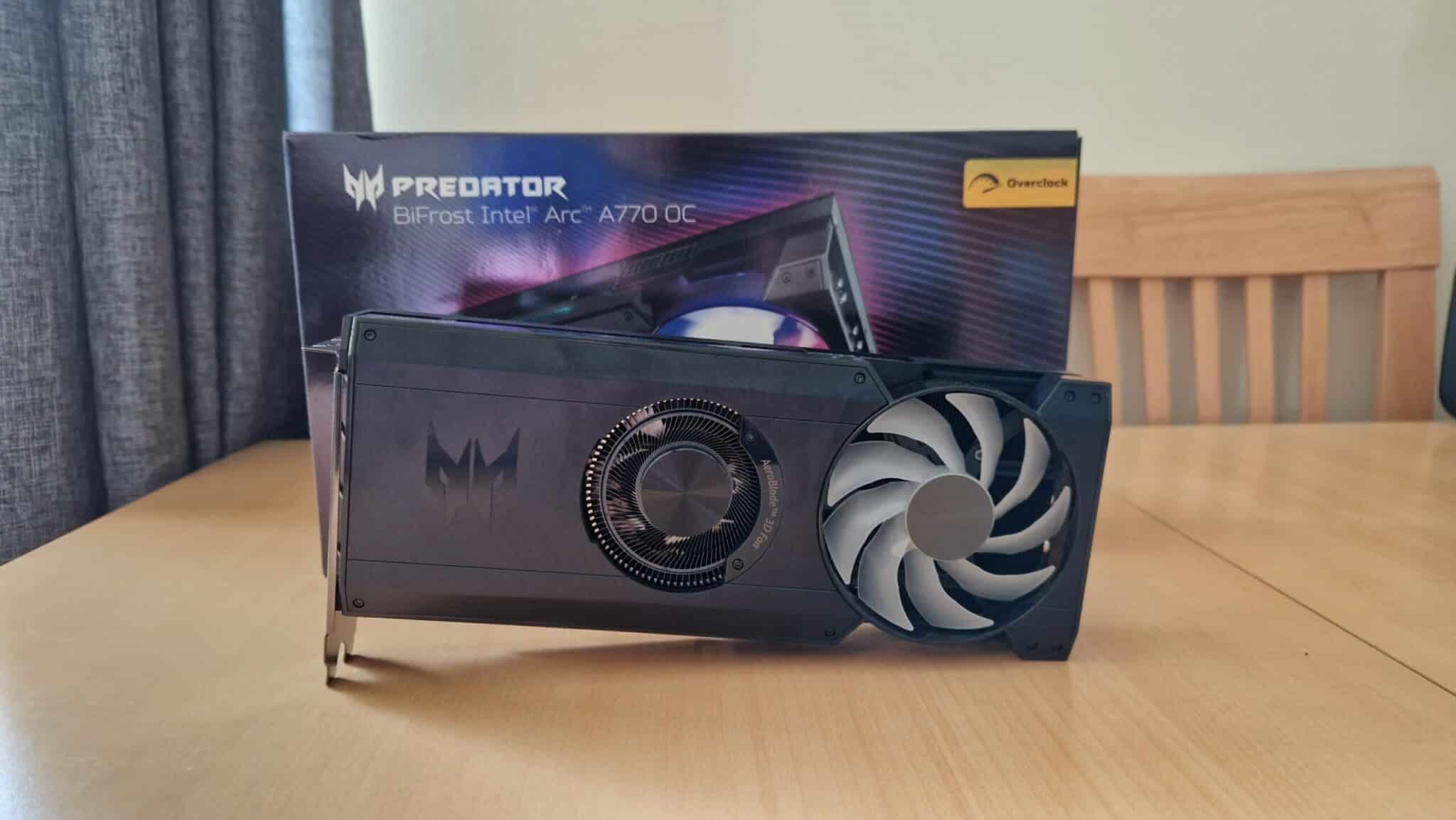 Tarjeta de Video Acer Predator BiFrost Intel Arc A770 OC 16GB GDDR6 — imagen 1