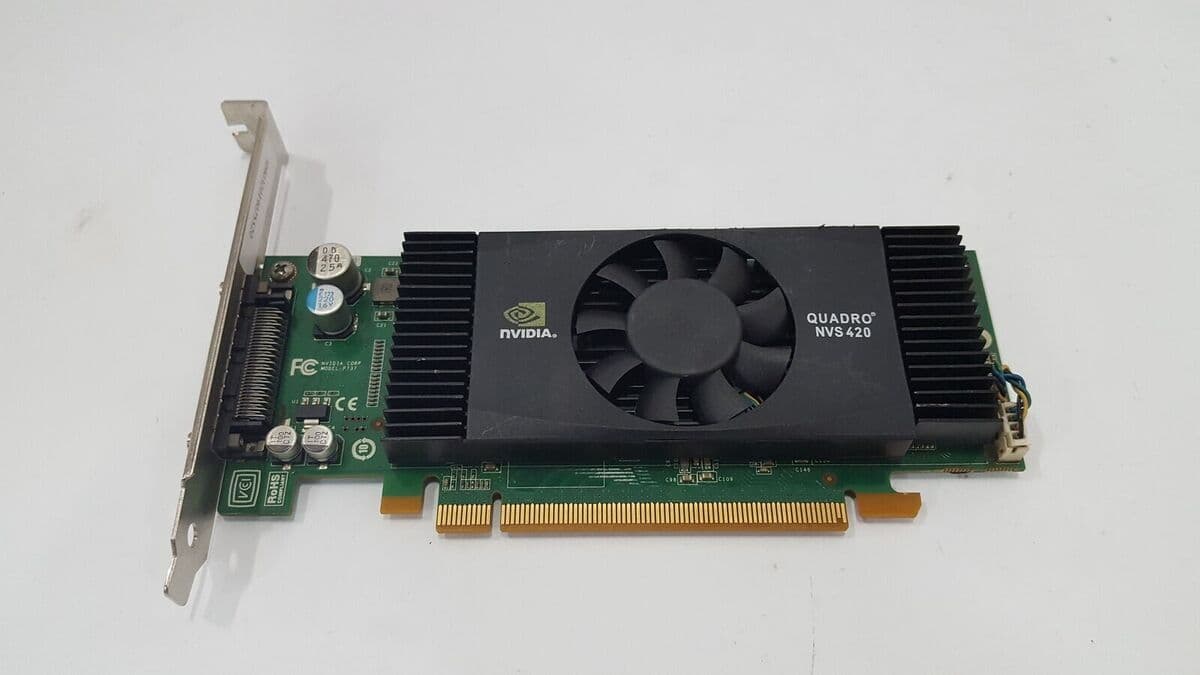 Tarjeta de video | Quadro NVS 420 | 512MB GDDR3, PCI-E 2.0 x 16, — imagen 1