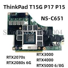 Tarjeta gráfica | NS-C651 GP540/ GP740 | Lenovo ThinkPad P15 P17 | NS-C651 REV1.0 | Tarjeta de Video — imagen 1