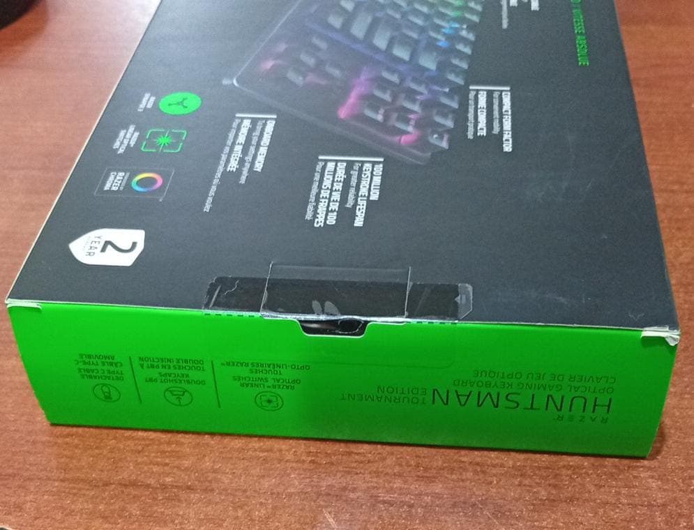 Teclado Gamer Razer Huntsman Tournament Edition TKL Switches Ópticos RGB USB-C — imagen 2