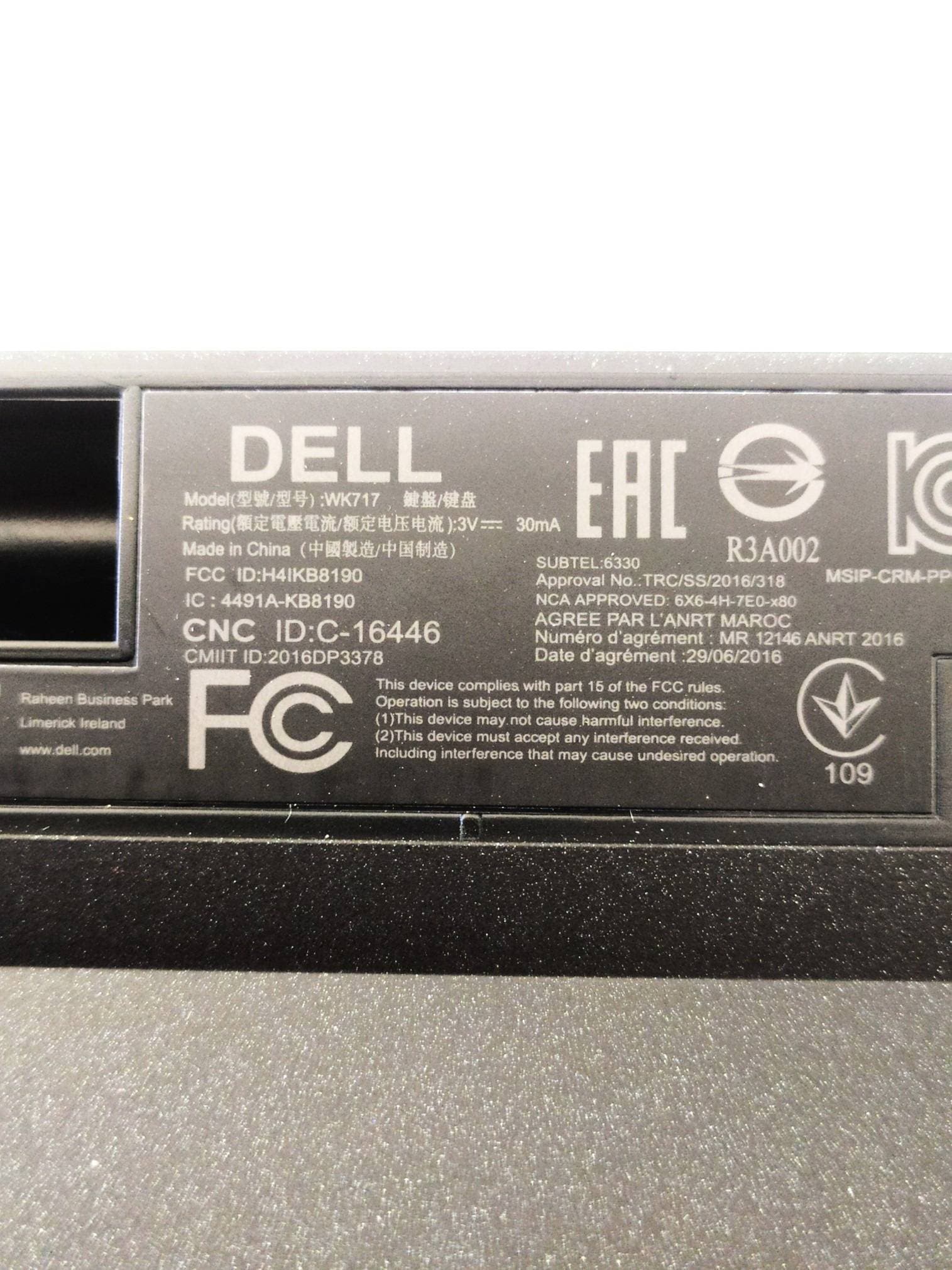 TECLADO INALÁMBRICO SEMINUEVO-DELL WK717 PREMIER WIRELESS — imagen 6