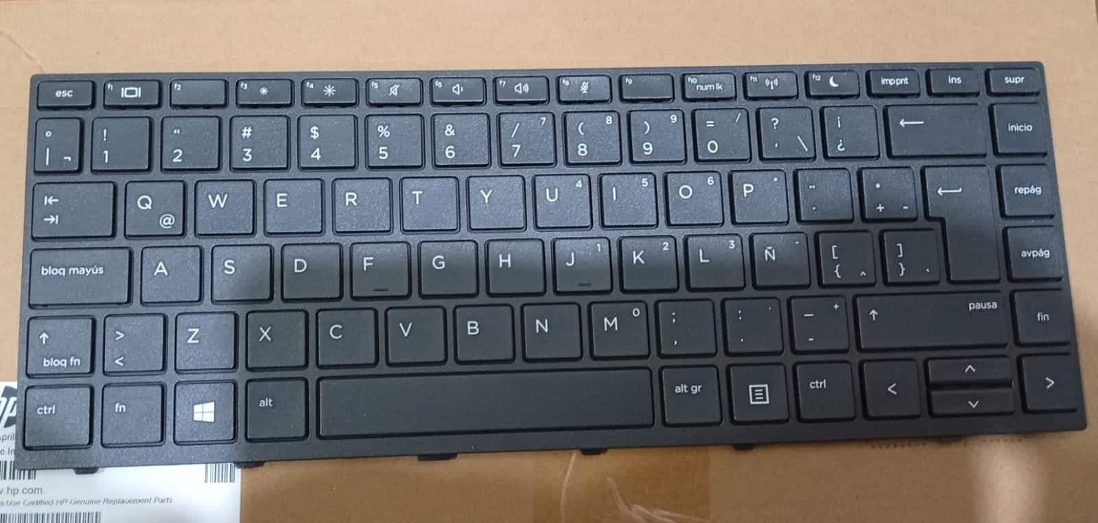 Teclado Laptop HP L01072-061 Modelo X8B Rev 3B (Español Latino) – HP ProBook 430 G5 440 G5 — imagen 1