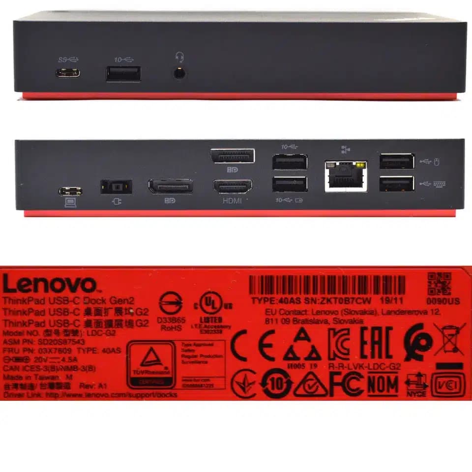 ThinkPad USB-C Dock Gen 2 | LDC-G2 — imagen 1