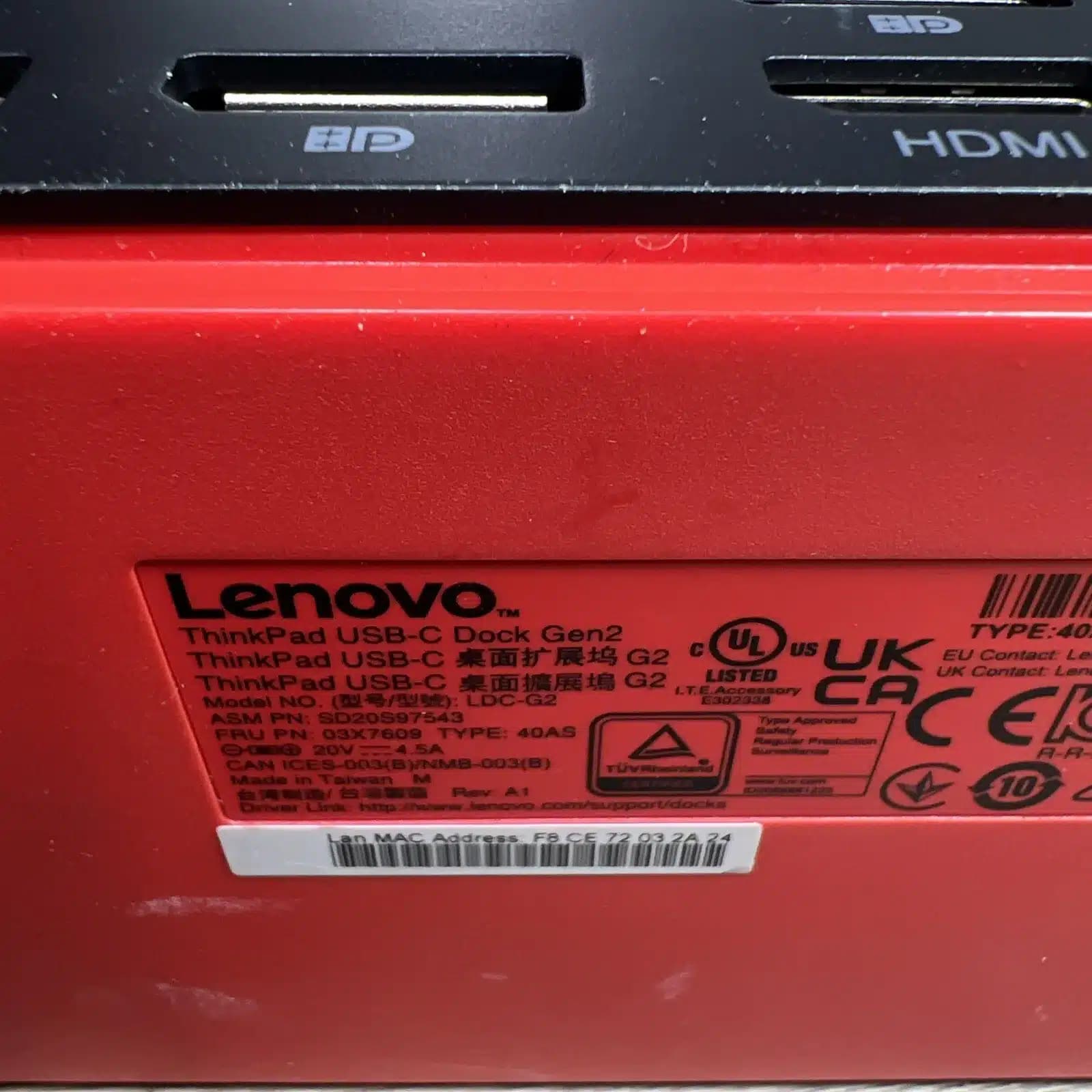ThinkPad USB-C Dock Gen 2 | LDC-G2 — imagen 8