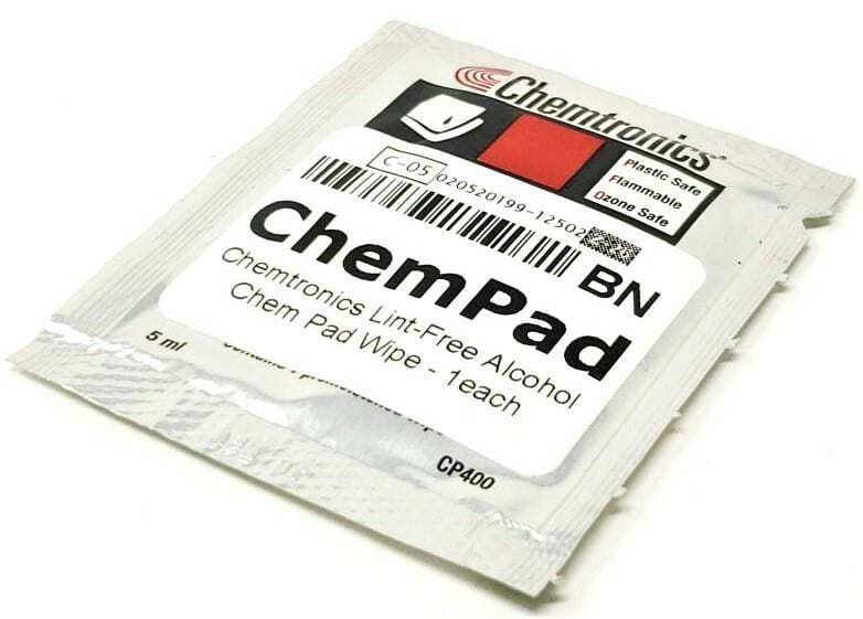 Toallita Limpiadora de piezas electrónicas con Alcohol Presaturado-Chemtronics — imagen 1