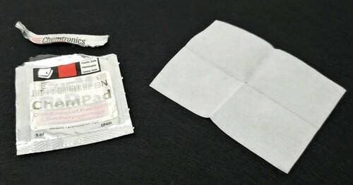Toallita Limpiadora de piezas electrónicas con Alcohol Presaturado-Chemtronics — imagen 5