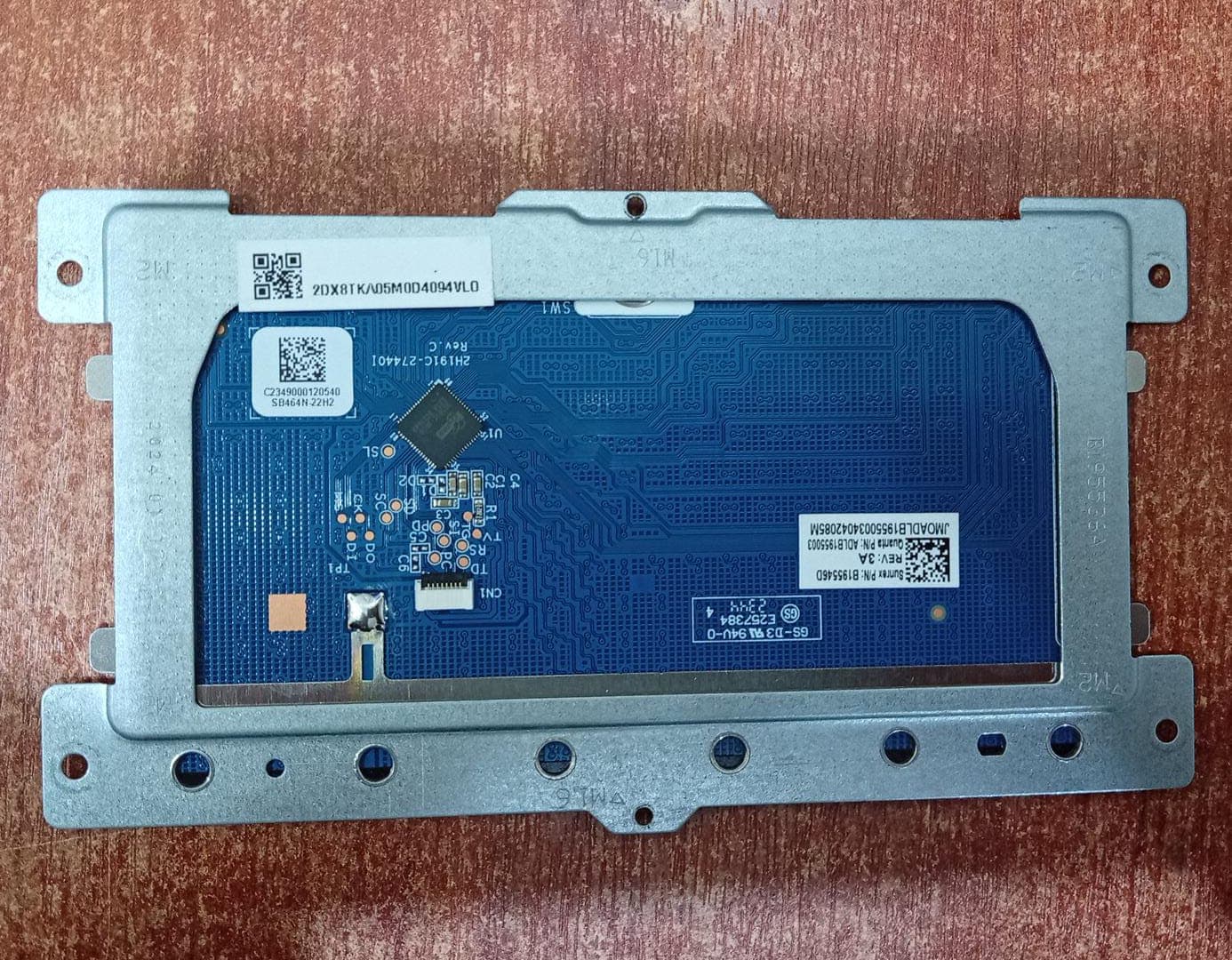 Touchpad Laptop Sunrex B195546D / Quanta ADLB1955003 Trackpad Interno para HP / Lenovo / Acer Usado — imagen 2
