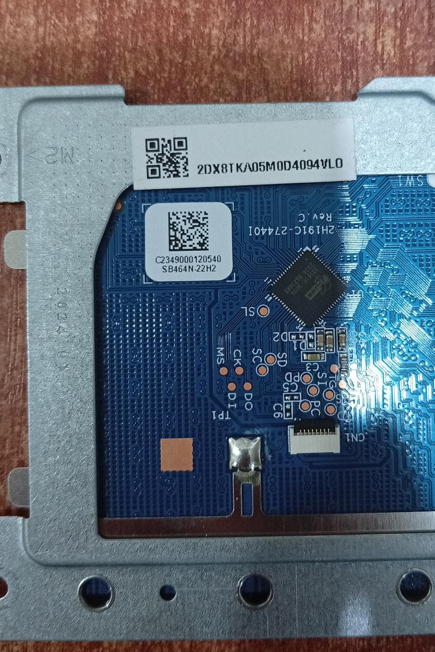 Touchpad Laptop Sunrex B195546D / Quanta ADLB1955003 Trackpad Interno para HP / Lenovo / Acer Usado — imagen 3