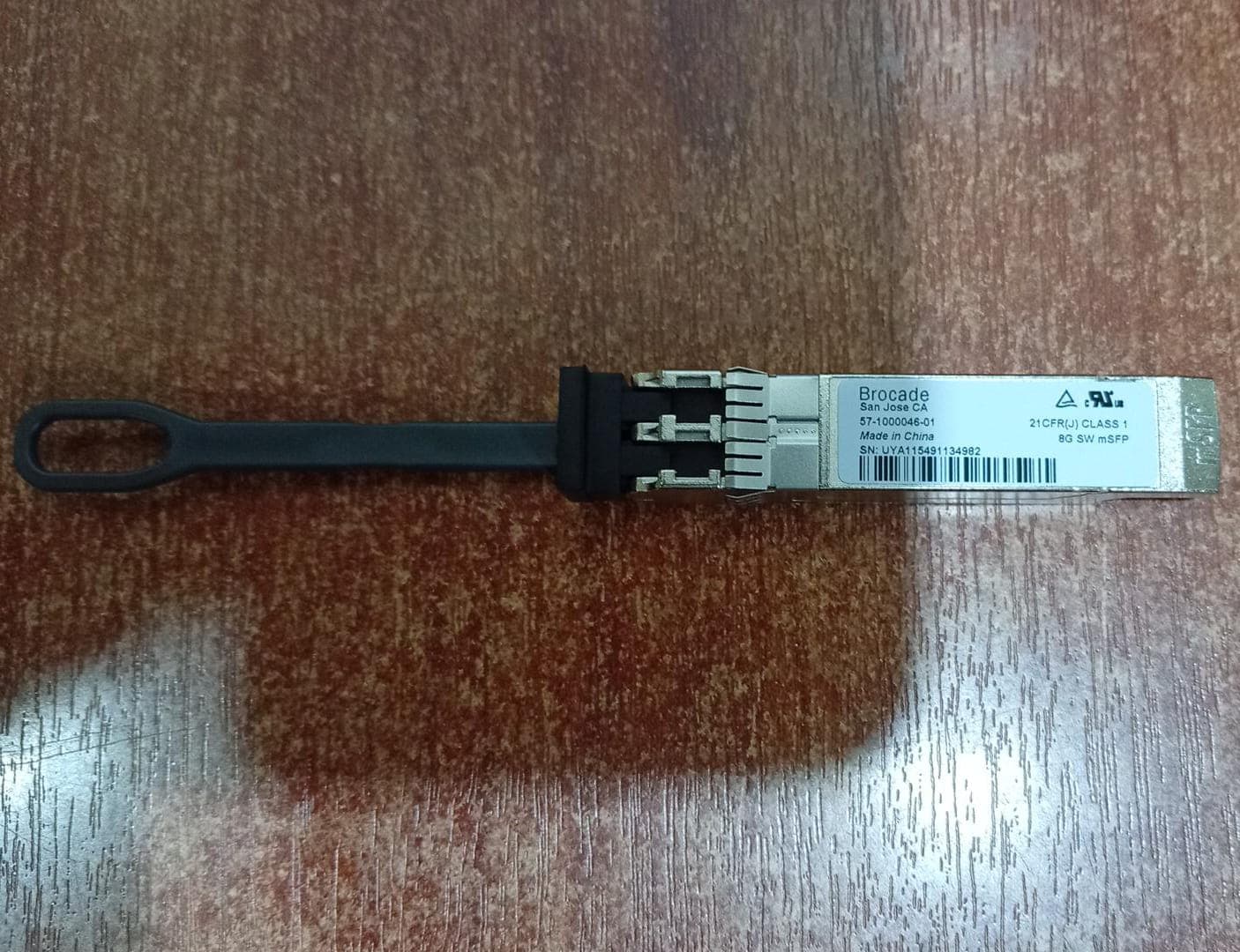 Transceptor Fibra Óptica Brocade 8Gb SFP+ SW – PN: 57-1000046-01 (Nuevo) — imagen 1