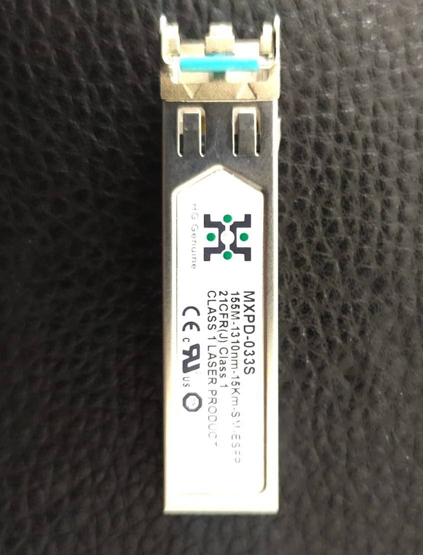 TRANSCEPTOR ÓPTICO MÓDULO DE FIBRA SFP HG GENUINE MXPD-033S-F 155M-1310NM-15KM — imagen 1