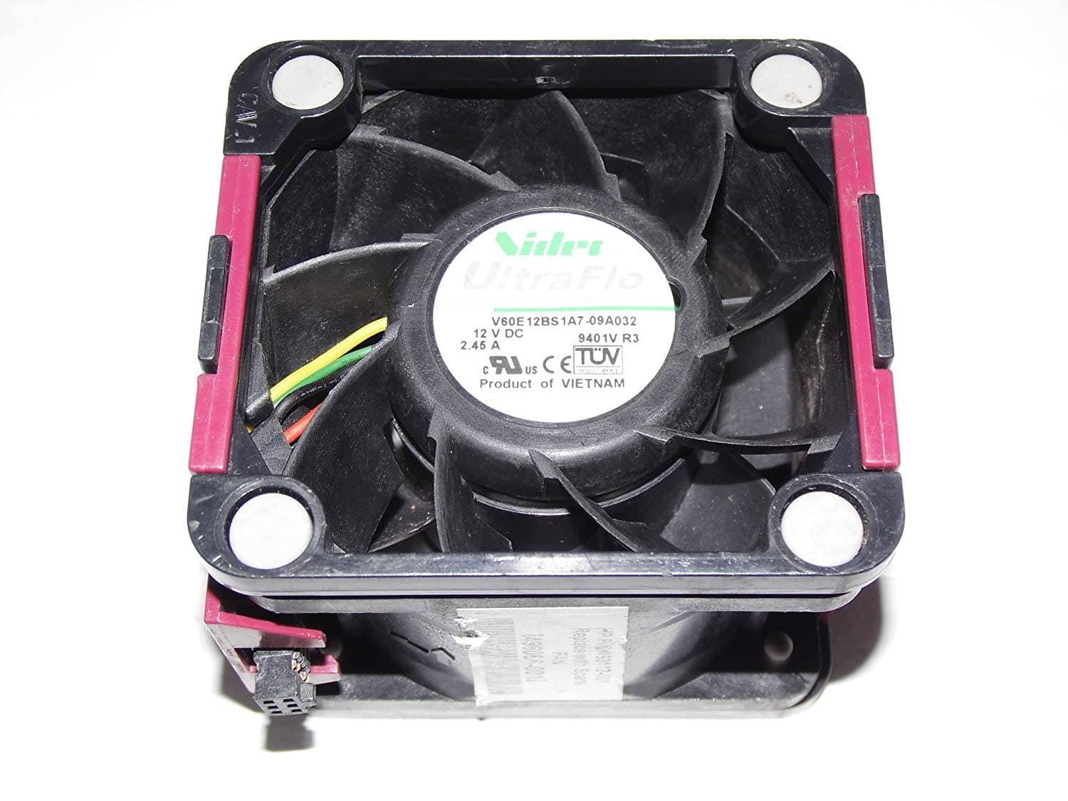 VENTILADOR / FAN | NIDEC ULTRAFLO | SERVIDOR DL380 G6-G7 | V60E12BS1A7-09A032 | 12V 2.45A | 463172-001 — imagen 3
