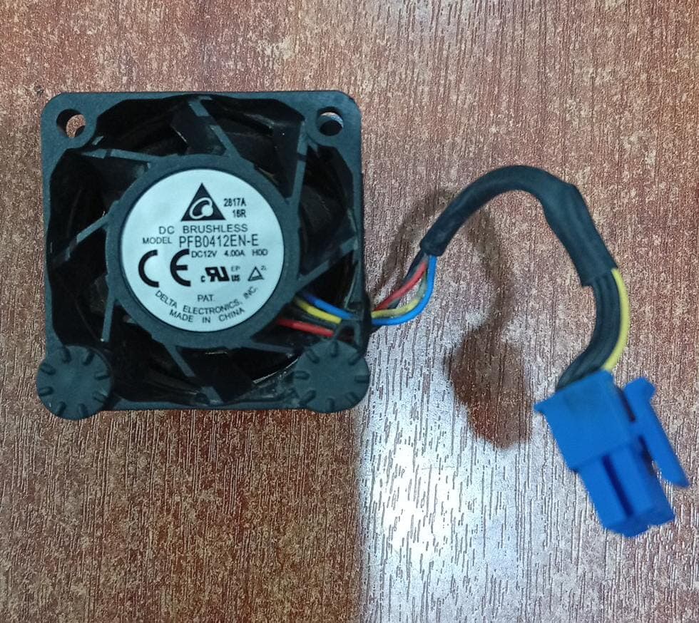 Ventilador Delta Electronics PFB0412EN‐E DC 12V 4.0A 40×40×28 mm – Usado — imagen 1