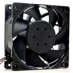 Ventilador Ultraviolento | Delta | THA1248BE | DC48V 2.50A | P/N: 32030129 | Marco de Aluminio 12cm x 12cm x 38 mm | FAN, Disipador — imagen 4