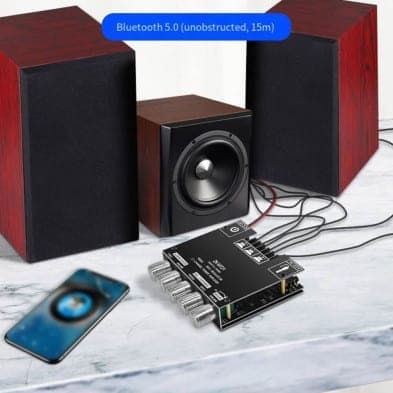 ZK-MT21 | Placa Amplificadora Bluetooth 2.1 50W+50W+100W | Nuevo — imagen 7