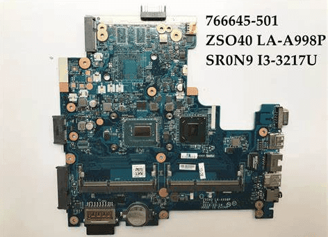 Placa Base HP ZS040 LA-A998P REV 2.0 i3-3217U (SR0N9) para HP 14-R / 240 G3 — imagen 1
